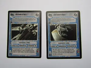 Star Wars1996 CCG Decipher Rebel Leader Pair (SW4) - Picture 1 of 4