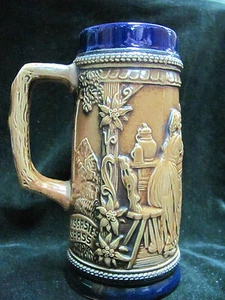 Piedra de cerveza alemana Gerzit azul y marrón - Imagen 1 de 6
