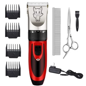 Dog Grooming Kit Clippers, Low Noise, Quiet, Rechargeable, Cordless, Pet Hair... - Picture 1 of 8