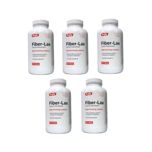 Rugby Fiber-lax 625 MG Tablets 500 EA