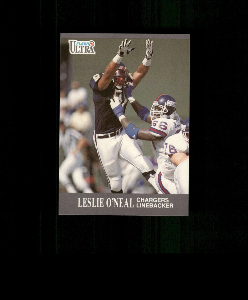 1991 Fleer Ultra #126 Leslie O'Neal  Football Card  Chargers - Image 1 of 2