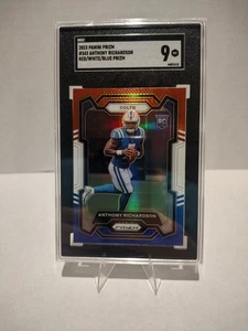 2023 Panini Prizm Anthony Richardson RC #343 Red/White/Blue Prizm SGC 9 Colts - Picture 1 of 2