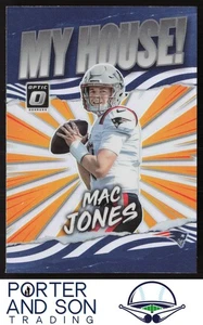 Mac Jones My House! Holo 2021 Donruss Optic #MH-5 New England Patriots - Imagen 1 de 2