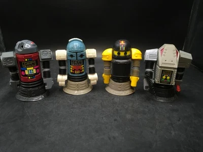 Lote Antigo de (4) Figuras de Ação ROBO FORCE [Ideal 1984] Inimigo Vulgar Sota - Imagem 1 de 4