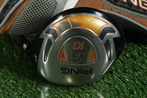 PING G10 460CC DRIVER TFC 129 D GRAPHITE REGULAR FLEX RH 9° & HEADCOVER ~ NICE!! - Picture 1 of 14