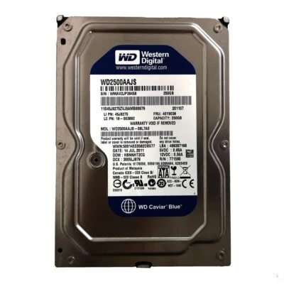 Western Digital 250GB WD2500AAJS 7200RPM SATA 3.5" Desktop HDD Hard Disk Drive - Image 1 of 2