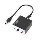 USB to Audio Converter PC Sound Card for  to 3.5mm Speaker AUX Converter2375