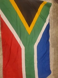 Large Republic of South Africa RSA Flag 3' by 5' used Good condition - Picture 1 of 3
