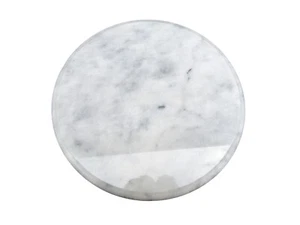 White Marble Lazy Susan 12" Kitchen Turntable - Spice Organizer for Countertops - Picture 1 of 6