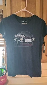 Classic Car Gray Short Sleeve Crew Neck Kids Youth M T-Shirt by Free State MKD - Picture 1 of 4