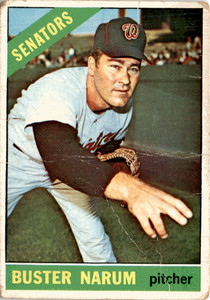 1966 Topps #274 Buster Narum Washington Senators