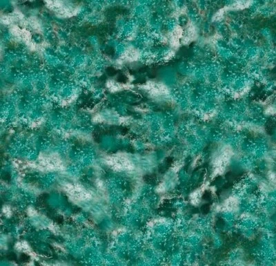 Quilting Treasures - Wild Horses - Water Texture - Turquoise, Fabric by the Yard - Image 1 of 4