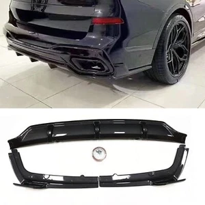 1Satz Heckstoßstange Diffusor Kohlefaseroptik Für BMW G07 X7 M Sport 2019–2024 - Picture 1 of 10