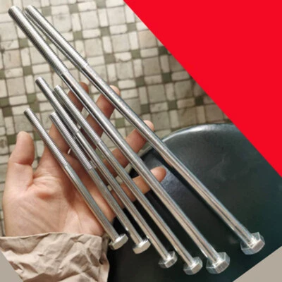 Tornillo hexagonal externo M14 pernos galvanizados tornillos hexagonales 170-350 mm alargan 1 pieza Foto 1 de 4