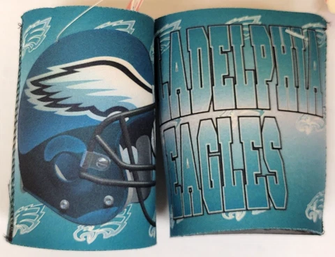 NFL Philadelphia Eagles KOLDER HOLDER - Can Cooler-Coozie, NEW (Set of 2) Cover