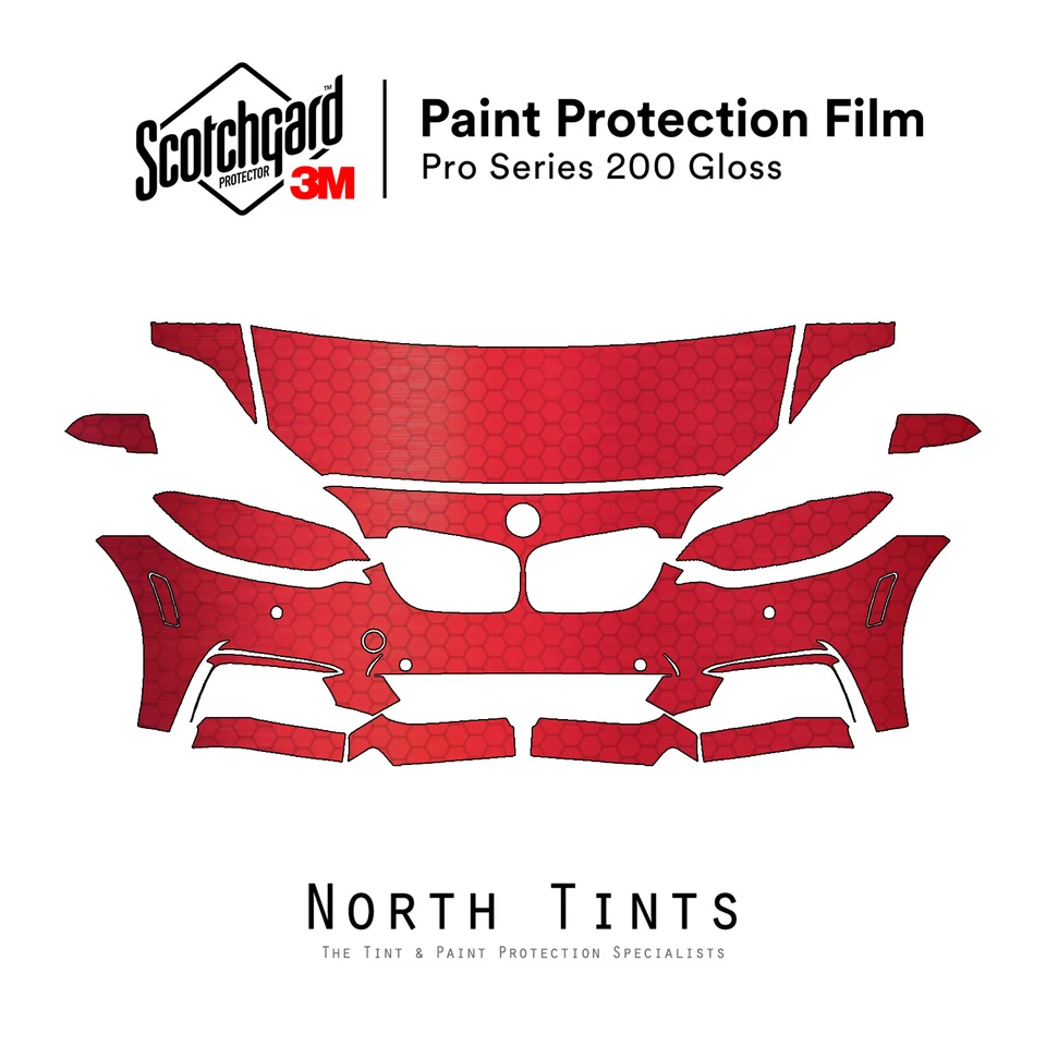 Sujetador transparente película protección pintura precortada 3M PRO BMW SERIE 2 M-Sport 2014-2021 PPF Foto 1 de 4