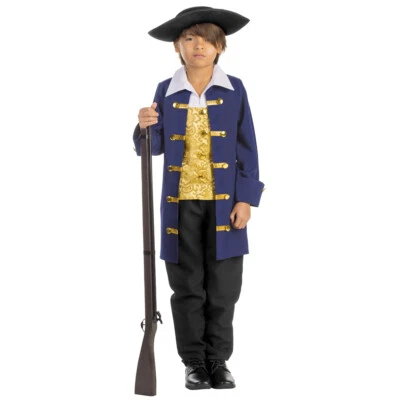 Dress Up America Colonial Costume for Kids - Revolutionary War costume for Boys - Image 1 of 2
