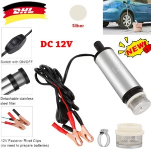 Minipumpe 30l/min 51mm Tauchpumpe 12V Wasserpumpe Diesel Drucktauchpumpe DE,NEU - Bild 1 von 11