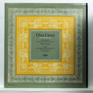 DINU LIPATTI - SCHUMANN & GRIEG piano concertos COLUMBIA FCX491 LP - Picture 1 of 2