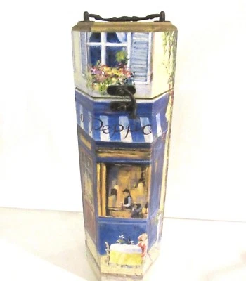 Caja de mano/decoración/almacenamiento de madera de vino vintage aspecto italiano 750 mm Foto 1 de 4