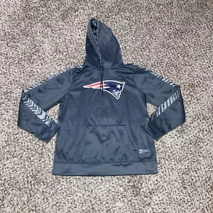 Felpa con cappuccio New England Patriots uomo taglia small grigia NFL abbigliamento squadra calcio - Foto 1 di 6