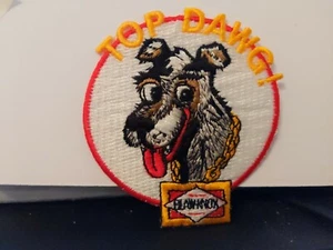 Advertising TOPDOG  Color Patch 2 3/4 x 3 inches - Picture 1 of 2