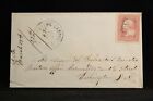 New Jersey: Carpenters Landing 1860S #65 Cover, Boxed Paid, Dpo Gloucester Co