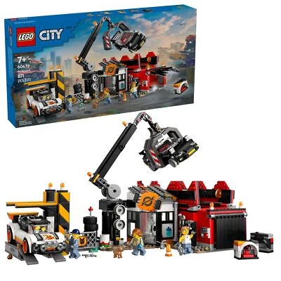 LEGO® City 60472 Schrottplatz mit Autos + Geschenk!* - Bild 1 von 4