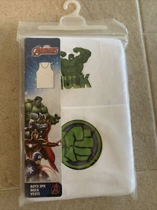 Mothercare Boys undershirts sleeveless size 8-9 Avengers - Picture 1 of 3