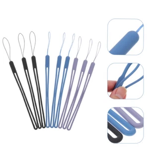 9 Pcs Silicone Bracelet Strap for Phone Cell Wrist Lanyard Wristlet - Zdjęcie 1 z 12