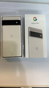 GENUINE💯Google Pixel 6 Pro Phone 128 GB-White (Unlocked) 🔥Original box - Afbeelding 1 van 5