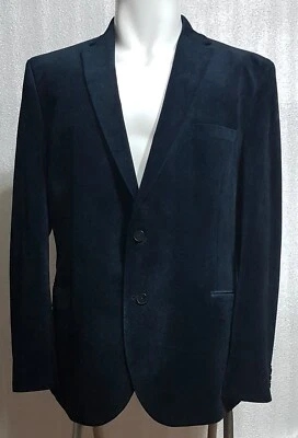 MARKS & SPENCER Collection Tailored Jacket Velvet Paisley Print/Sz58/4XL Vietnam - Image 1 of 4