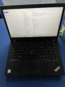 Lenovo ThinkPad T480s i7 8550U /SSD 512Go NVMe, 16Go RAM Azerty rétroéclairé FR - Photo 1/10
