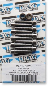 Kit de pernos DRAG SPECIALTIES MK373SBK - liso - cubierta del árbol de levas - Imagen 1 de 1