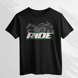 T-shirts for Kawasaki Ninja H2 SX 2018-2025 fans, Motorcycle Tee - Picture 1 of 10