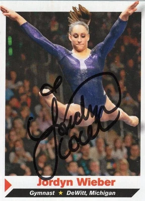 2012 Sports Illustrated for Kids Jordyn Wieber #123 Team USA Gymnastics IP automático - Imagem 1 de 4