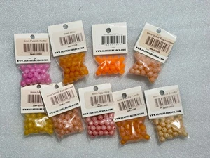 Great Lakes Steelhead Co Trick-em Fish beads 9 Packs 8mm Assortment, Closeout! - Picture 1 of 1