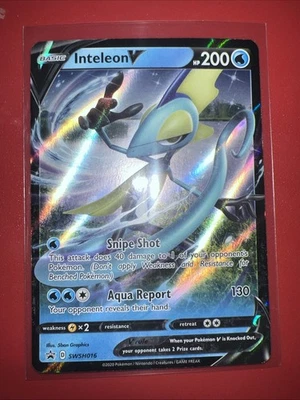 Inteleon V SWSH016 SWSH: Sword & Shield Promo Cards Holo - Image 1 of 3