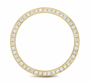 36MM Full Size Datejust Diamond Bezel For Datejust President Watch Yellow - Picture 1 of 3