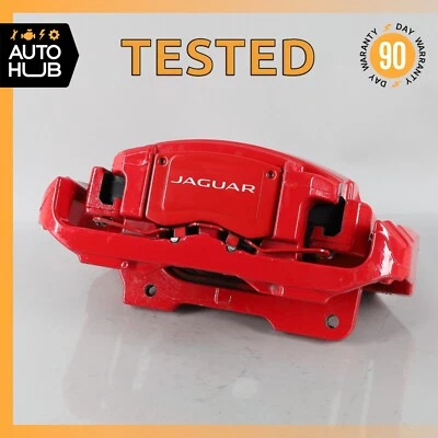 10-19 Jaguar X351 XJ XFR XK 5.0L S/C Front Right Side Brake Caliper Red OEM - Image 1 of 4