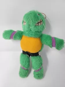 Vintage 1989 TMNT Donatello Peluche Asso Imbottito Adolescente Mutante Tartaruga Ninja - Foto 1 di 8