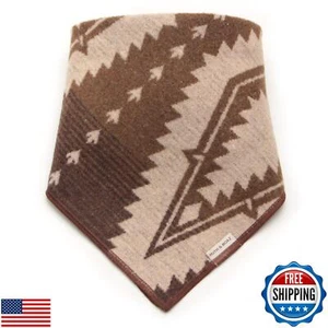 Bandanas a presión para perros RUTHandBOAZ mezcla de lana patrón étnico inca (Q-marrón, S) - Imagen 1 de 5