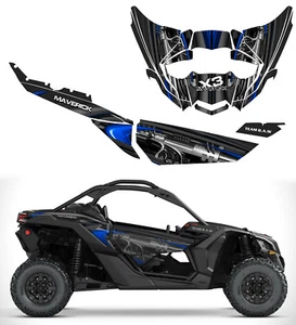 Can Am Maverick X3 Jet Decal Graphic Kit Wraps 4x4 Deco 1000 Turbo R Sticker - Picture 1 of 10