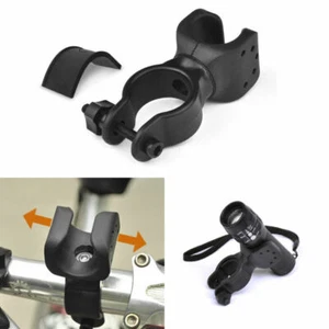 Bike Cycle Light Front Torch Mount Bracket Flashlight Clamp Holder Lamp Clip UK - Picture 1 of 9