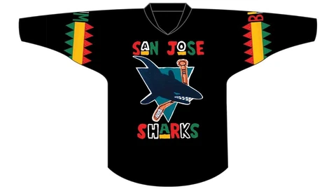 New in bag! San Jose Sharks Black History Month 2022 Shirsey Jersey XL 🏒🏒🏒 Cover