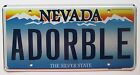 Nevada 2011 Vanity License Plate Adorable