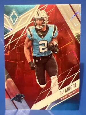 DJ Moore 2022 Panini Phoenix Red Lazer /125 #70 Carolina Panthers SP - Image 1 of 2