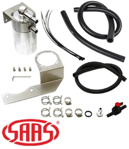 SAAS OIL CATCH CAN KIT FOR TOYOTA LANDCRUISER HZJ105R HDJ100R 1HZ 1HD-FTE 4.2 I6 - Bild 1 von 2