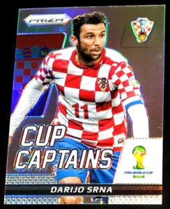 Copa Mundial Panini Prizm 2014 Darijo Srna Cup Captains Silver Prizms refractor - Imagen 1 de 2