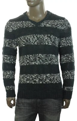 NUEVO SUÉTER JERSEY TEJIDO MEZCLA LANA CUELLO EN V KENNETH COLE REACTION PARA HOMBRE L Foto 1 de 2